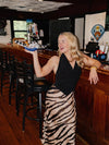 Ready Or KNOT Halter Top in Black