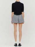 All The Right Ribbons Knit Top in Black
