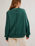 Palm Springs Pullover in Seamoss