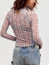 Lyric Long Sleeve in Tea Combo
