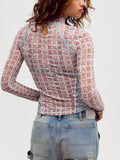 Lyric Long Sleeve in Tea Combo