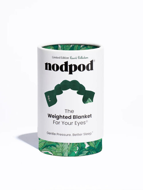 Weighted Sleep Mask in Palm Leaf