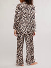 Dreamy Days Pajama Set in Tea Combo Zebra