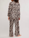 Dreamy Days Pajama Set in Tea Combo Zebra