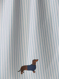 Doxie Stripe Tea Towel