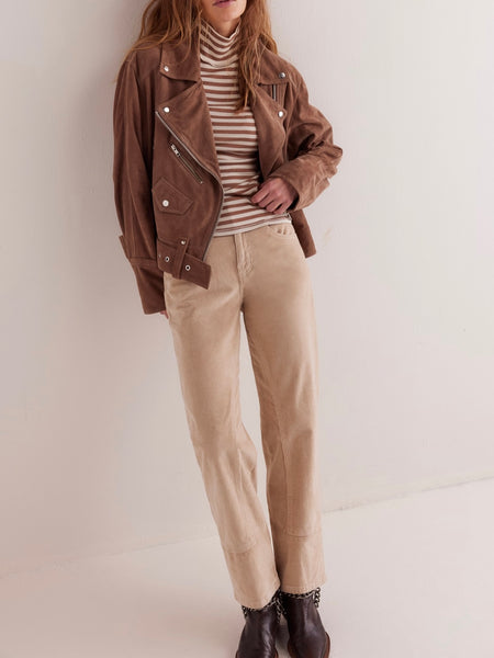 Good Good Turtle Stripe in Otter & Tea