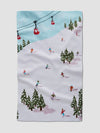 Winter Skiing Trip Tea Towel