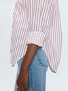 Samantha Button Up in Ruby Stripe