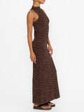 Shauna Maxi Dress in Wild Tiger Knit