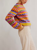 Favorite Things Sweater in Bright Confetti Combo