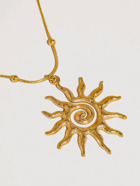 Taiyo Boho Sun Necklace