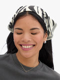 Zebra Bandana in Cream