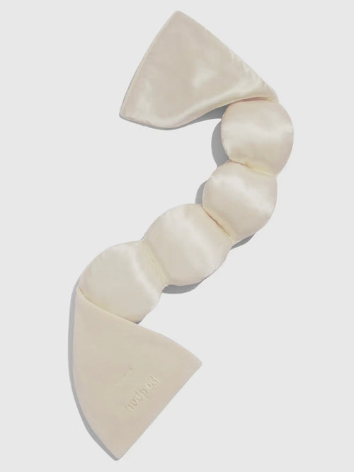 Silk Weighted Sleep Mask in Pearl