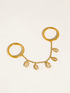 Cosette Dangle Circle Drop Ring
