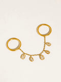 Cosette Dangle Circle Drop Ring