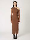 Lyra Dress in Truffle