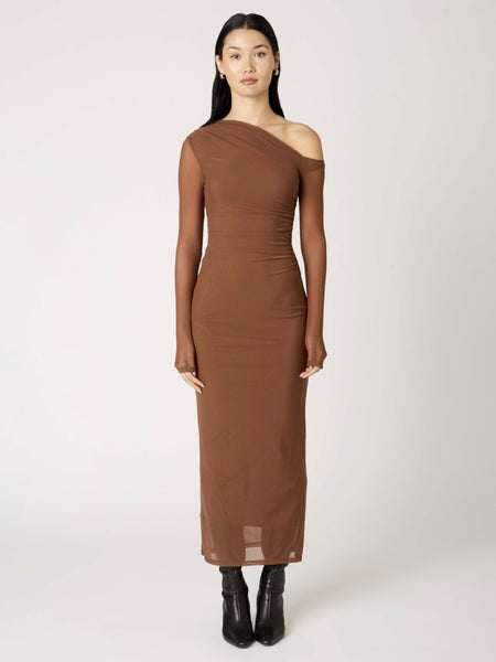 Lyra Dress in Truffle