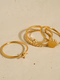 Oslo Ocean Charm Ring Set