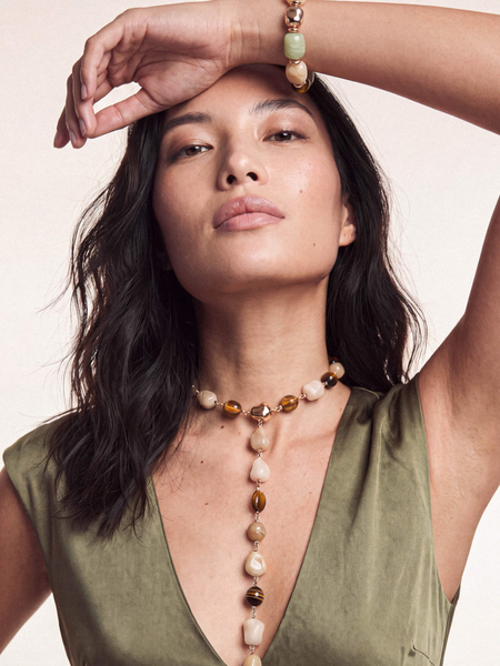 Serene Stone Lariat