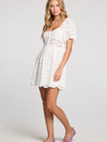Quinlee Mini Dress in Ivory