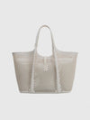 Malia Lasercut Bag in Ivory