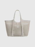 Malia Lasercut Bag in Ivory