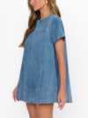 Claremont Dress in Stream Indigo
