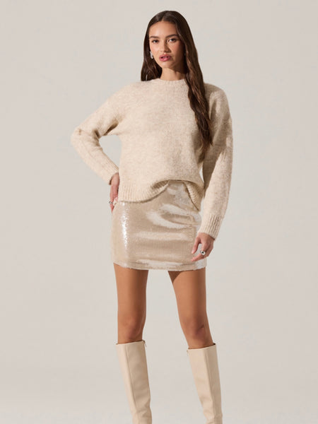 Selbie Sweater in Cream