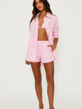 Tia Short in Prism Pink Stripe