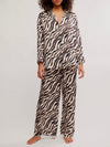 Dreamy Days Pajama Set in Tea Combo Zebra