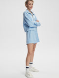 Davenport Half Zip in Airy Blue