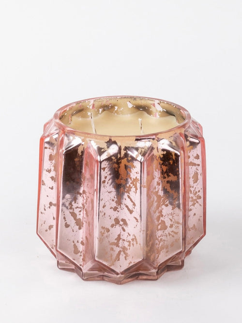 Sweet Grace Pink Mercury Glass Jar