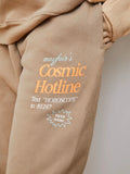 Cosmic Hotline Sweatpant in Latte