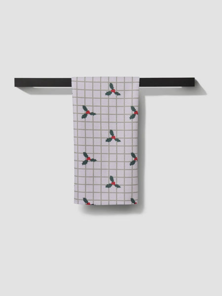 Merry and Plaid Tea Towel