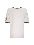 Texas Sweetheart Oversized Biker Tee in Vintage Cream