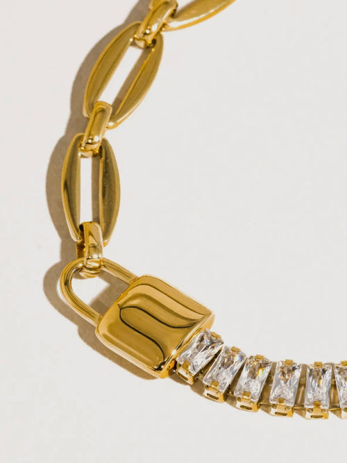 Benson Rhinestone Chain Bracelet
