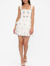 Demi Mini Dress in Wild Meadow Embroidery