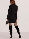 Nora Blazer Dress in Black