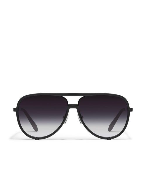 High Profile Sunnies in Matte Black & Fade