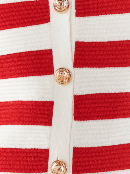 Devin Tank in Red Stripe Delight Knit