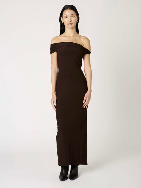 Clara Dress in Espresso