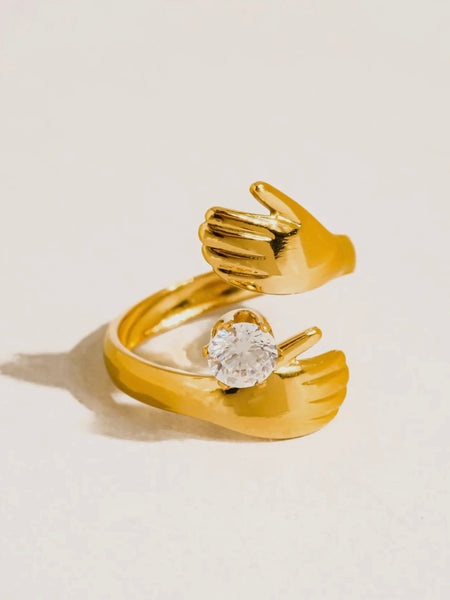 Ronnie Wrap CZ Ring