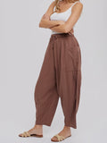 Have A Seat Harem Pants in Mocha