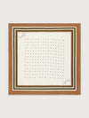 Silk Signature Scarf in Pristine Golden Bronze