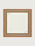 Silk Signature Scarf in Pristine Golden Bronze