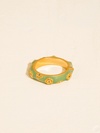 Esma Floral Enamel Band Ring