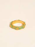 Esma Floral Enamel Band Ring