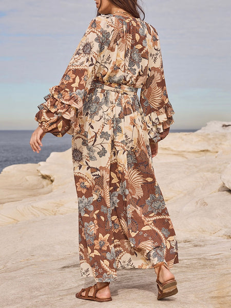 Volcano Goddess Gown in Coconut