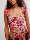 Sasha Maxi Dress in Strawberry Combo