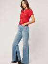 Isla Knit Top in Red